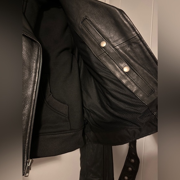 Wilson’s Leather Biker Jacket - Picture 3 of 14